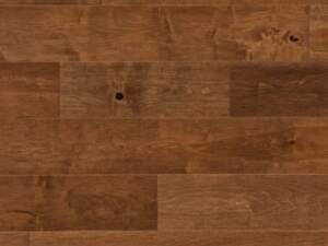 The Maple Praline Character Smooth flooring from Mirage Floors' Sweet Memories Collection is a delightful blend of classic charm and enduring quality. Here's a description highlighting its unique features