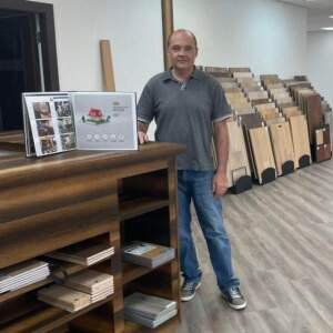 Kapriz Hardwood Floors showroom storefront in Santa Clara, California
