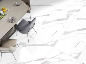 Carrara White Porcelain Tiles