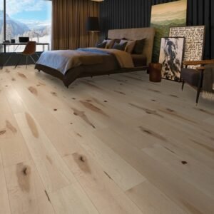 The Maple Patina Character Smooth flooring by Mirage Floors, part of the Flair Collection, epitomizes the natural grace and character of wood.