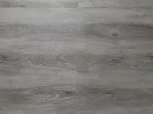 Allier SPC vinyl plank in cool greyed wood tone — 9-inch by 60-inch, Medieval Floors Marseille