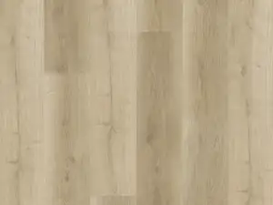 Alpaca soft greige-beige wood-look SPC plank, 7.2 inches wide.