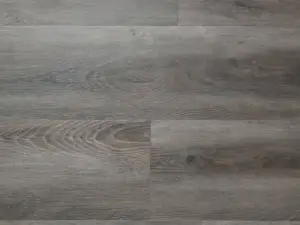 Alsace SPC vinyl plank in warm taupe-brown tone — 9-inch by 60-inch, Medieval Floors Marseille