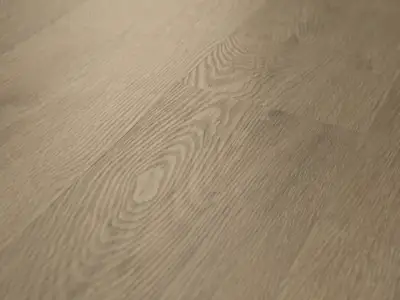 Bakersfield Oak COREtec Pro Classics close-up — scattered small dark knots on 5mm waterproof SPC with 20 mil wear layer