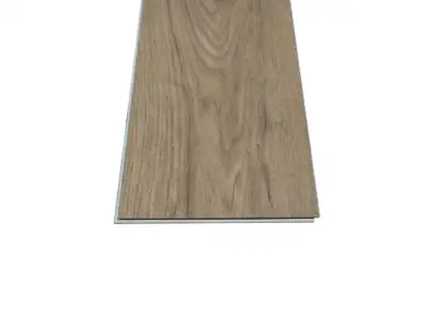 Bakersfield Oak COREtec Pro Classics SPC rated for all-grade install including basement — angle-tap click system shown