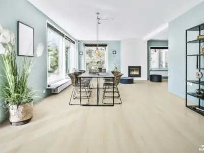 Black Eye Vellichor Galaxy SPC installed in open-plan great room — light sand-toned hardwood with gentle warmth — Bay Area