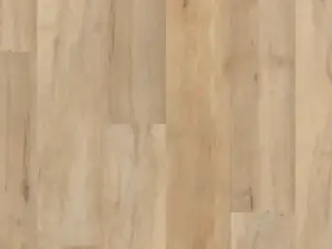 Brookfield Maple COREtec Pro Premium SPC plank — 6mm thick 7-inch wide, neutral warm beige