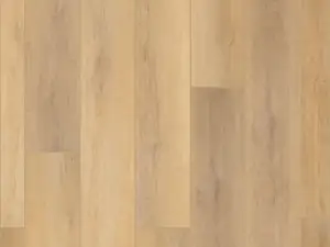 Canterbury Elm COREtec Pro Premium SPC plank — 5.2mm thick 9-inch wide, medium beige