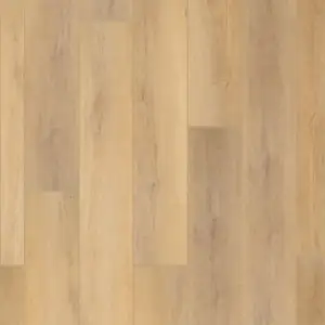 Canterbury Elm COREtec Pro Premium SPC plank — 5.2mm thick 9-inch wide, medium beige