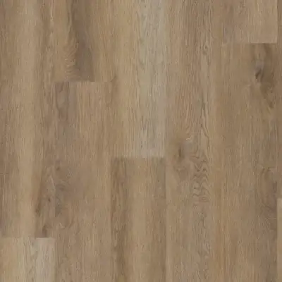 Cartwheel Oak COREtec Pro Classics SPC plank — 5mm thick 7-inch wide, light tan-brown