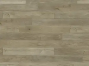 Chamber Paradigm Flooring Conquest 20MIL SPC plank — 6.5mm thick 9-inch wide, warm greige-tan