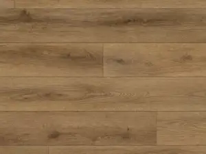 Charm Paradigm Flooring Conquest 20MIL SPC plank — 6.5mm thick 9-inch wide, rustic tan-to-amber blend