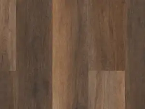 Cheshire Elm COREtec Pro Premium SPC plank — 5.2mm thick 9-inch wide, sophisticated medium brown