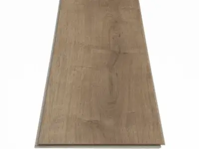 Copano Oak COREtec Pro Classics close-up — scattered small to medium dark knots on 5mm waterproof SPC with 20 mil wear layer