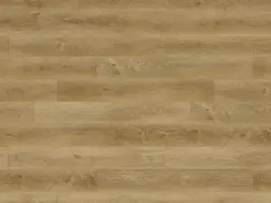 Dover Paradigm Flooring Conquest 20MIL SPC plank — 6.5mm thick 9-inch wide, warm honey-tan