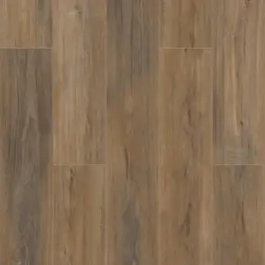 Edinburgh Oak COREtec Pro Enhanced SPC plank — 5mm thick 7-inch wide, warm taupe-brown