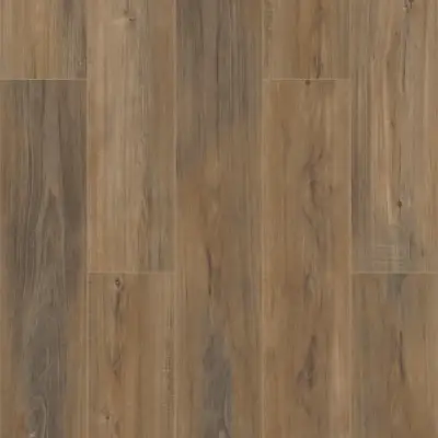edinburgh oak coretec pro enhanced spc 7 inch plank Edinburgh Oak COREtec Pro Enhanced SPC plank — 5mm thick 7-inch wide, warm taupe-brown