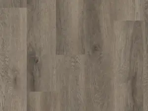Elliptical Oak COREtec Pro Classics SPC plank — 5mm thick 7-inch wide, warm grey-beige