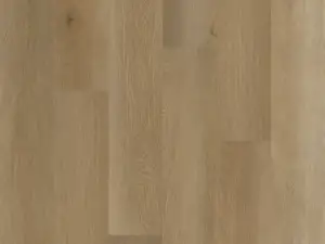 Eyre mellow golden-cast warm light brown wood-look eSPC plank, 9.05 inches wide.