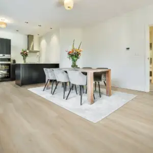 Hoag's Vellichor Galaxy SPC installed in open-plan great room — cloud-like beige — Santa Clara County