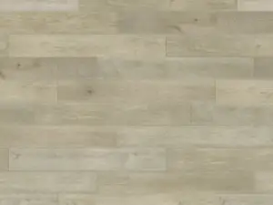 Kingship Paradigm Flooring Conquest 20MIL SPC plank — 6.5mm thick 9-inch wide, light caramel-beige