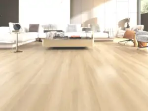 Laval Medieval Floors Marseille SPC installed in living room — Santa Clara County flooring showroom