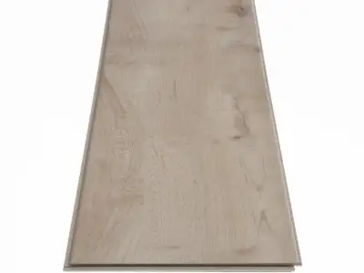 FloorScore-certified Lawrence Maple COREtec Pro Premium SPC in smooth finish — warm taupe beige