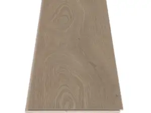 London Elm COREtec Pro Enhanced SPC rated for all-grade install including basement — angle-tap click system shown