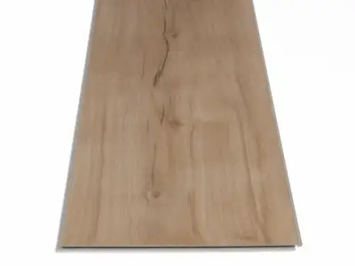 FloorScore-certified Lucent Oak COREtec Pro Enhanced SPC in smooth finish — soft caramel-tinged medium brown