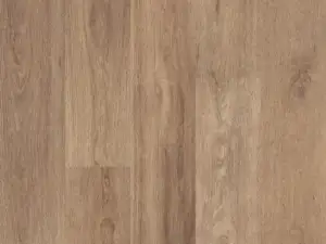 Lyric Oak COREtec Pro Enhanced SPC plank — 5mm thick 7-inch wide, honey-tinged beige
