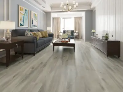 Martigues Medieval Floors Super SPC SPC installed in living room — Los Altos flooring showroom