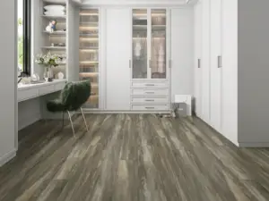 Nile Paradigm Flooring Insignia 20MIL WPC installed in walk-in closet and dressing room — weathered — Santa Clara County