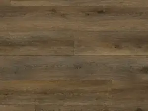 Nobility Paradigm Flooring Conquest 20MIL SPC plank — 6.5mm thick 9-inch wide, medium brown