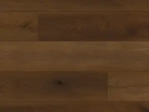 Palace Paradigm Flooring Conquest 20MIL SPC plank — 6.5mm thick 9-inch wide, medium-dark brown