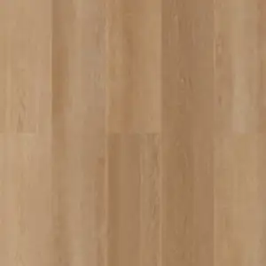 Paris SPC vinyl plank in warm golden brown tone — 9-inch by 60-inch, Medieval Floors Super SPC