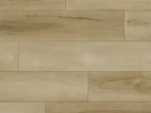 Pistachio Paradigm Flooring Performer 20MIL SPC plank — 5.3mm thick 9-inch wide, light tan-beige