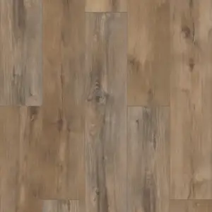 Portchester Oak COREtec Pro Enhanced SPC plank — 5mm thick 7-inch wide, brown Kapriz Santa Clara