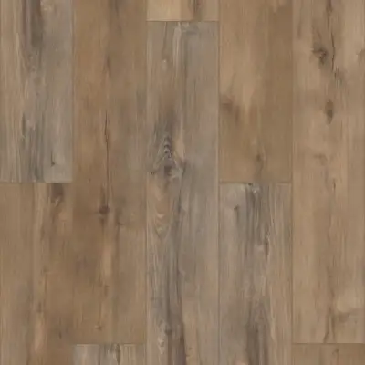 Portchester Oak COREtec Pro Enhanced SPC plank — 5mm thick 7-inch wide, brown Kapriz Santa Clara