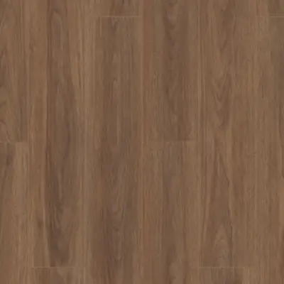Rocca Oak COREtec Pro Enhanced SPC plank — 5mm thick 7-inch wide, rich medium brown