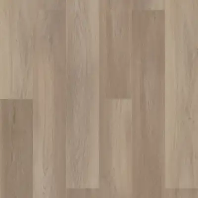 Southampton Oak COREtec Pro Premium SPC plank — 5.2mm thick 9-inch wide, warm sandy beige