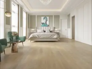 Talence Medieval Floors Super SPC SPC installed in bedroom — Castro Valley flooring showroom