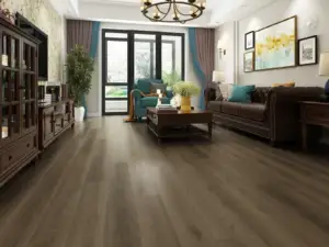 Tawny Paradigm Flooring Performer 12MIL SPC installed in transitional living room — sophisticated — Santa Clara County