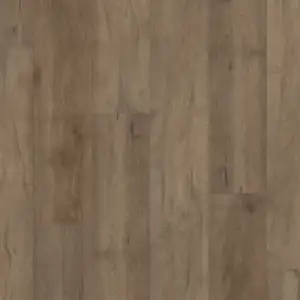 Warwick Maple COREtec Pro Premium SPC plank — 6mm thick 7-inch wide, warm taupe-brown