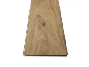FloorScore-certified Westlake Hickory COREtec Pro Enhanced SPC in smooth finish — medium brown