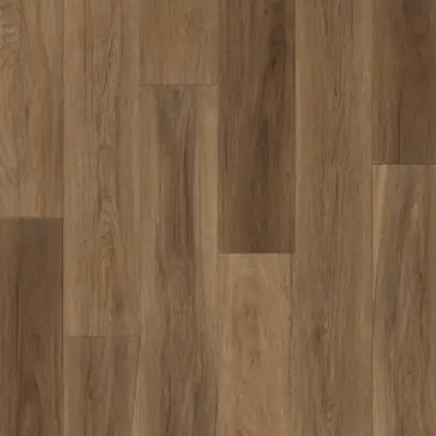 Westlake Hickory COREtec Pro Enhanced SPC plank — 5mm thick 7-inch wide, medium brown