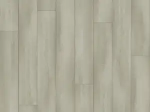 White Sand Paradigm Flooring Insignia 20MIL WPC plank — 8mm thick 9-inch wide, soft grey-taupe blend